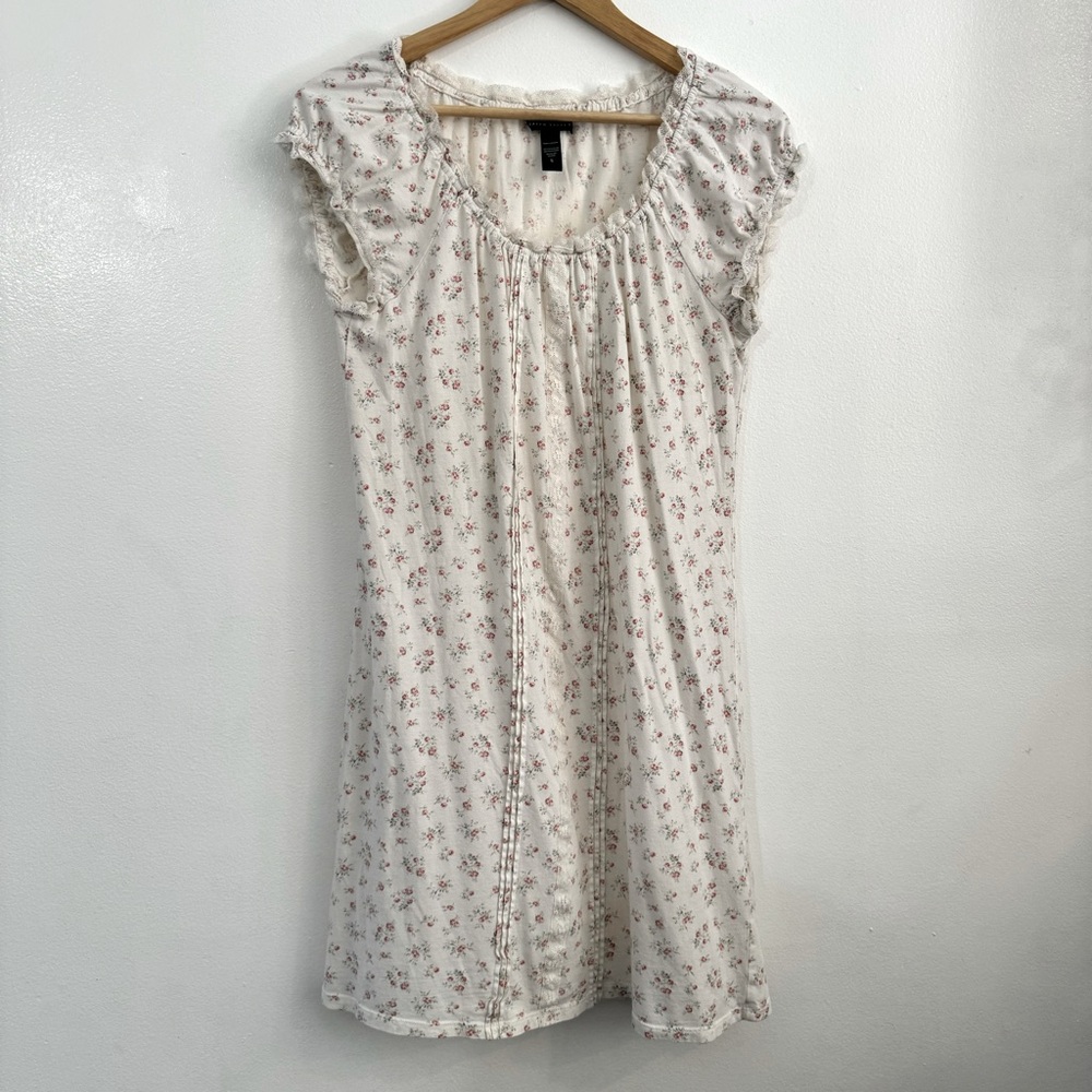 Lauren Ralph Lauren Floral & Lace Gown
